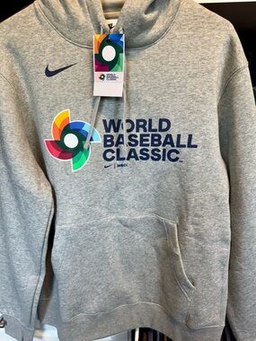 Nike World Baseball Classic Gray Men's Hoodie NWT Size M